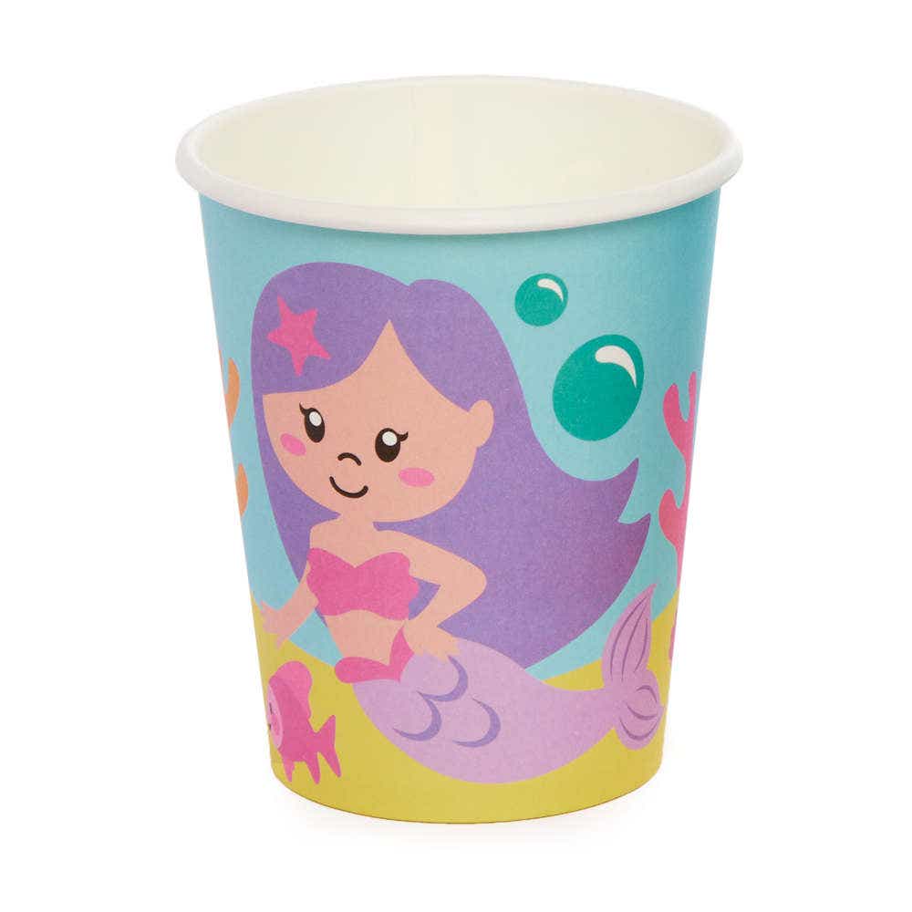 Magical Mermaid Party Cups (Pack of 10) Party Tableware