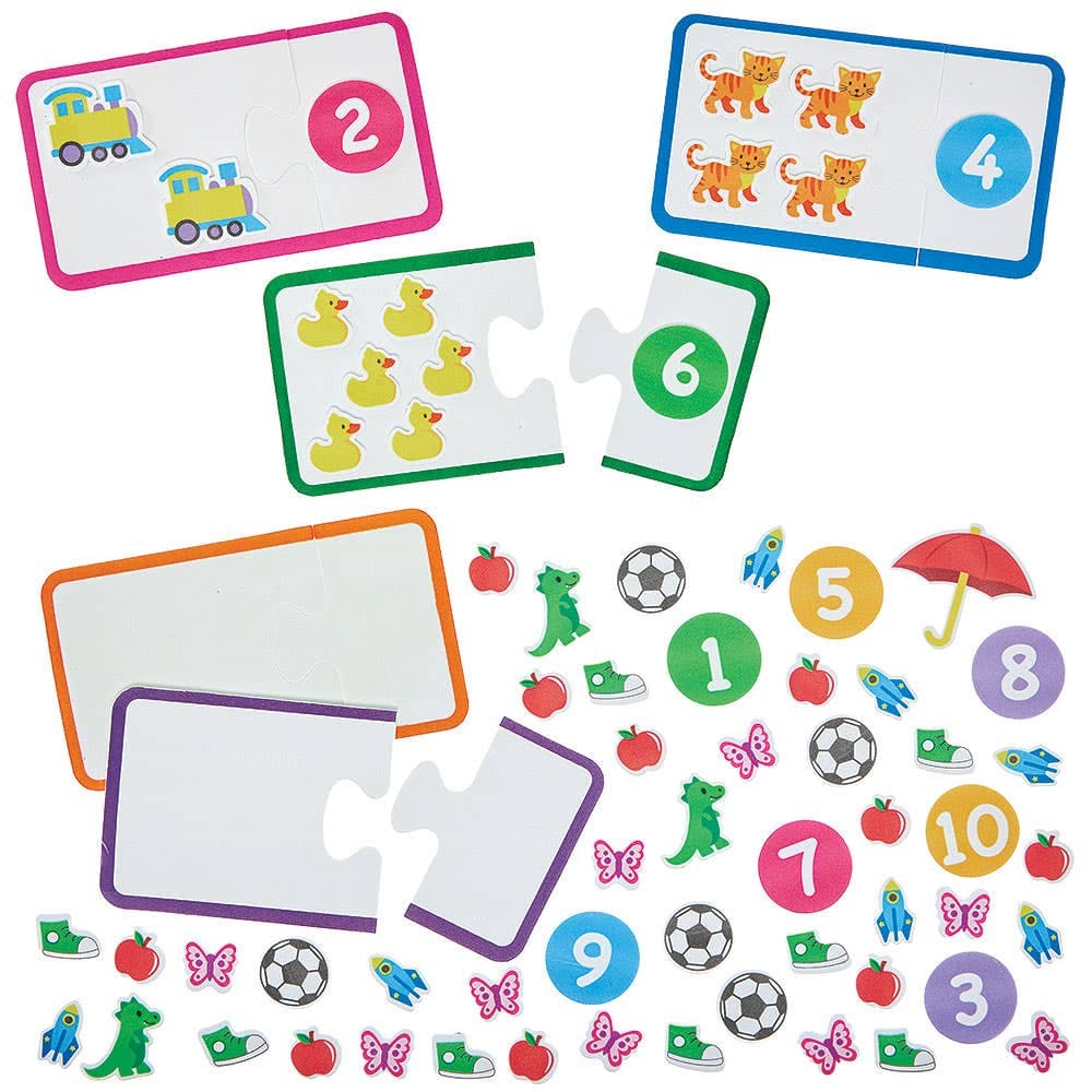Learn to Count Puzzle Magnet Kits (Pack of 10)