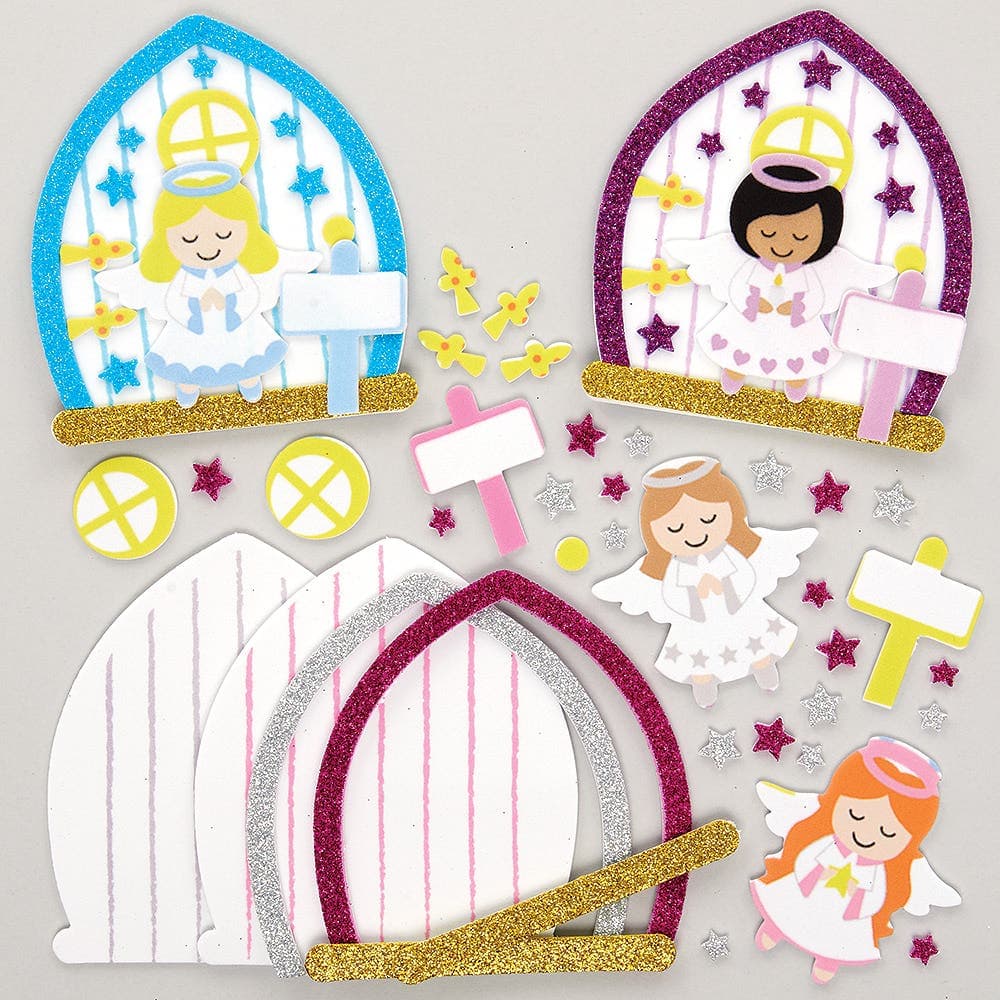 Angel Fairy Door Kits (Pack of 4) Decoration Craft Kits