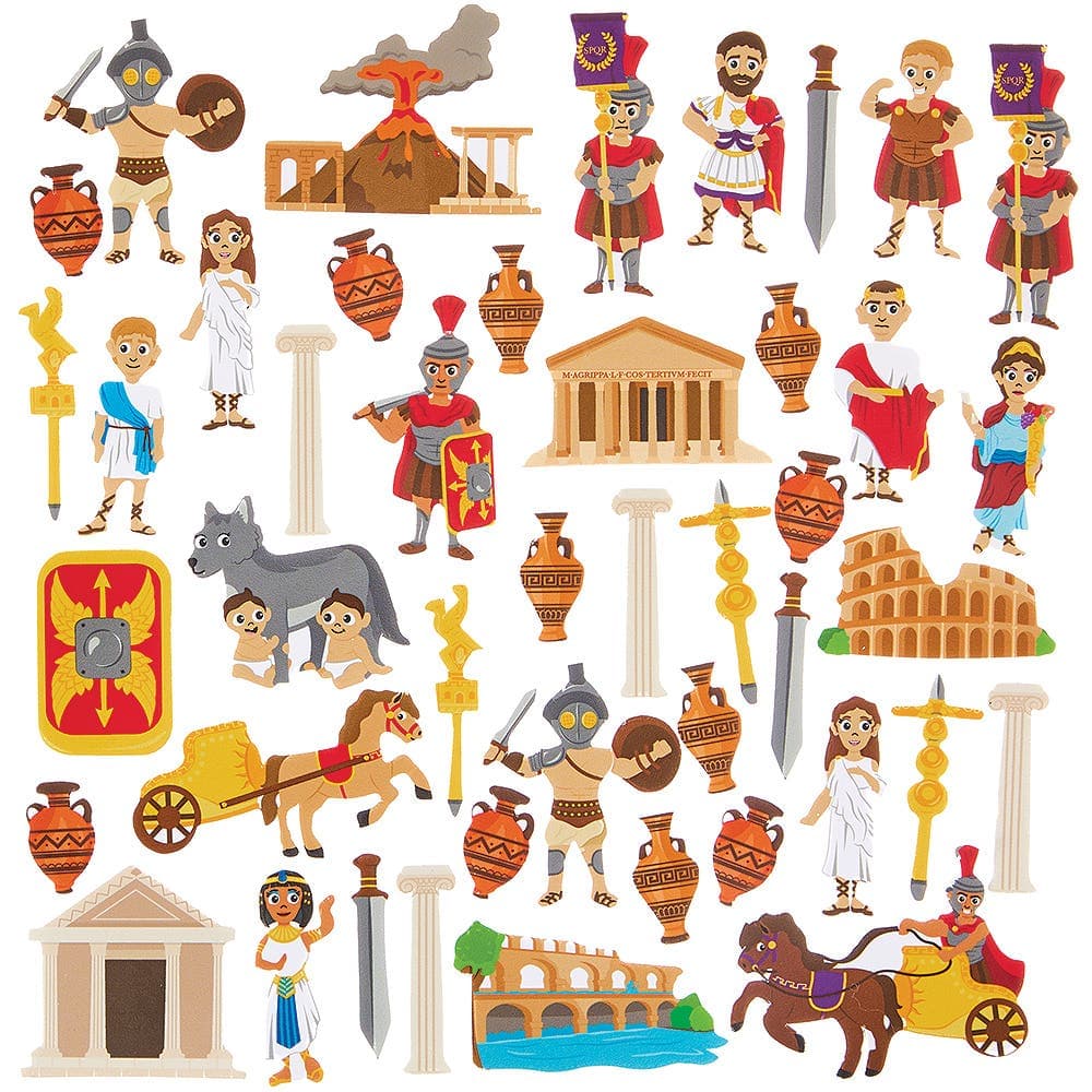 Ancient Rome Foam Stickers (Pack of 200) Stickers