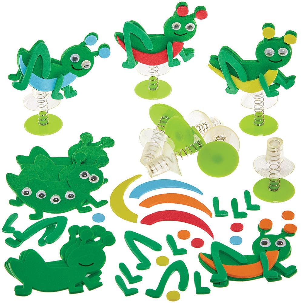Grasshopper Jump Up Kits (Pack of 8) Pocket Money Toys