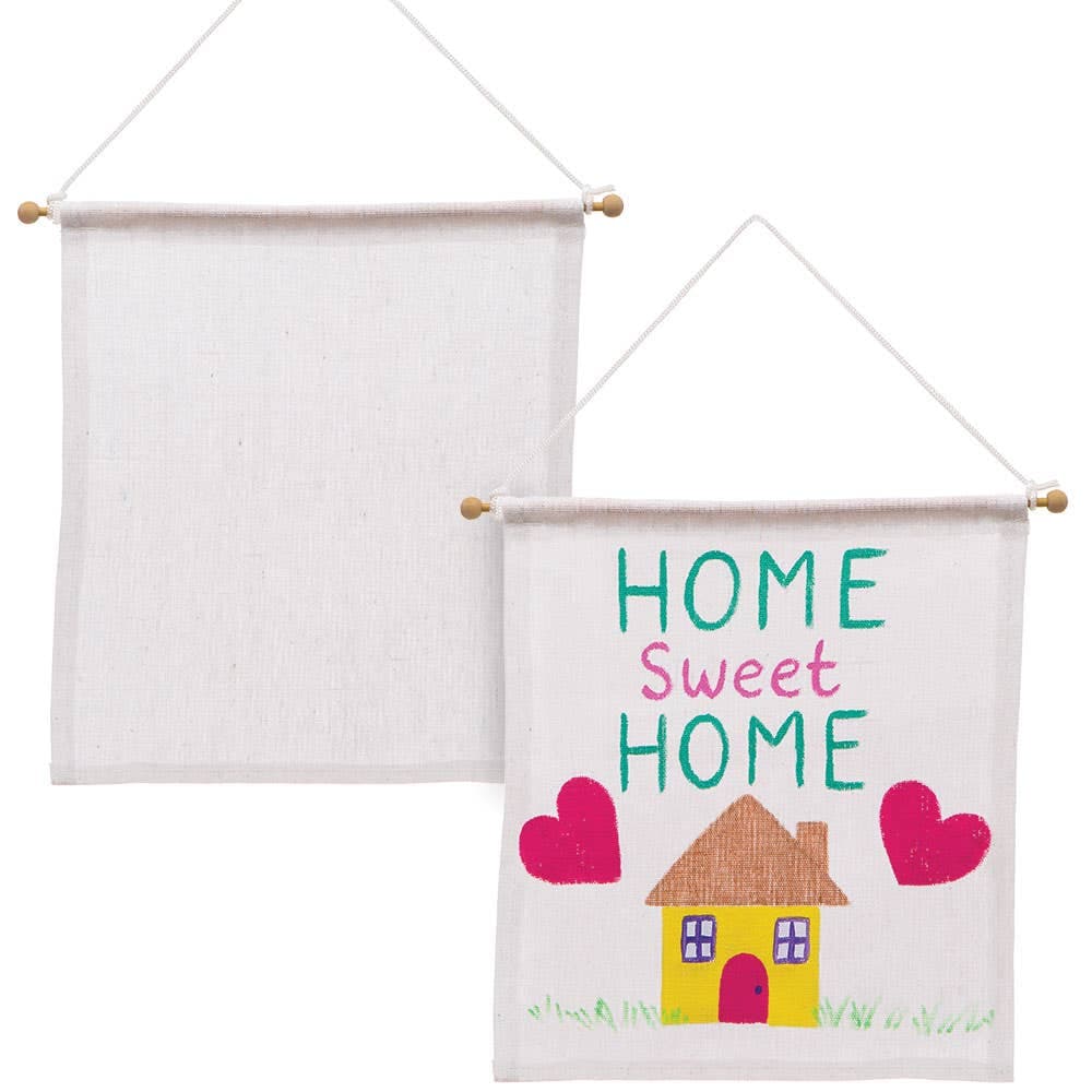 Canvas Hanging Banners (Pack of 2) Decoration Craft Kits