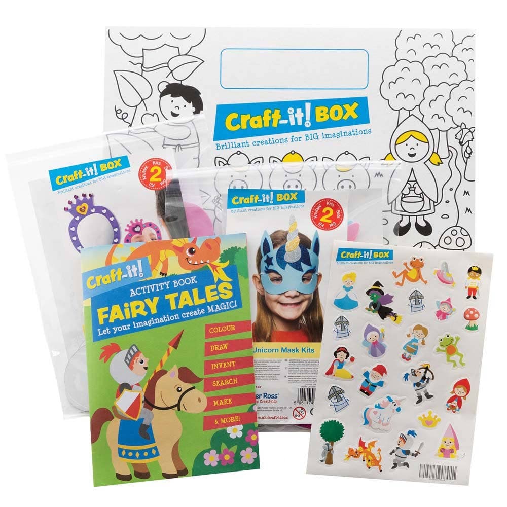 Baker Ross Fairy Tales Craft-it! BOX (Each) Fun & Educational Crafts With Activity Book