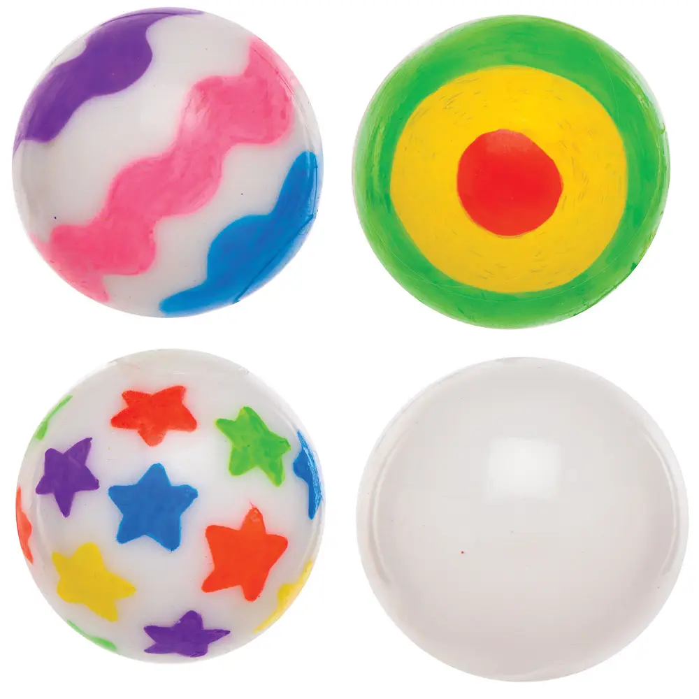 Design Your Own Light-up Bouncy Balls (Pack of 4) Pocket Money Toys