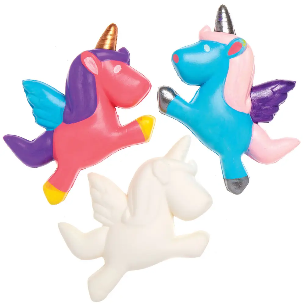 Design Your Own Squeezy Unicorns (Pack of 4) Soft & Sensory Toys