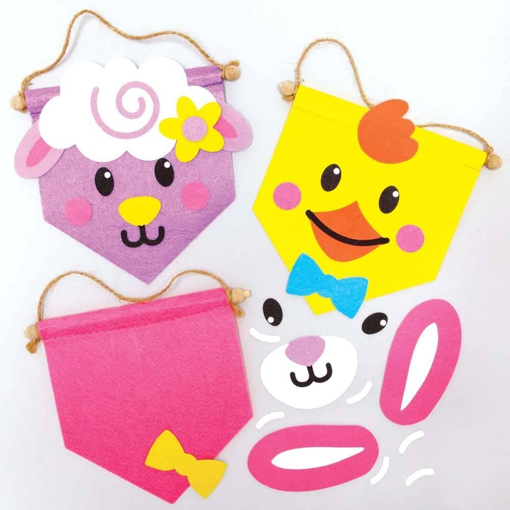 Easter Banner Kits (Pack of 3) Easter Crafts For Kids