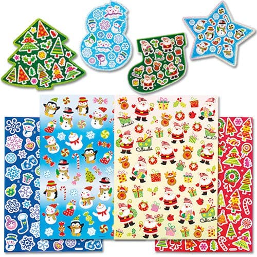 Christmas Stickers Value Pack (Pack of 280) Christmas Craft Supplies