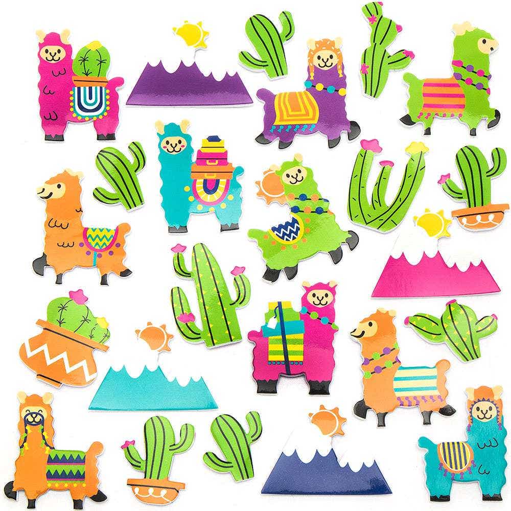 Llama Foam Stickers (Pack of 200) Stickers