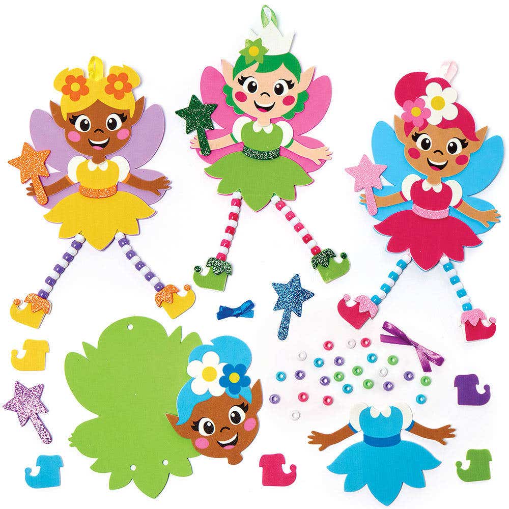 Fairy Dangly Legs Decoration Kits (Pack of 5) Decoration Craft Kits