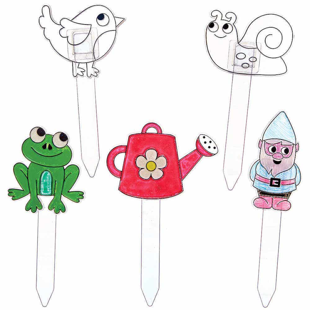 Garden Suncatcher Plant Markers (Pack of 6) Nature Craft Kits