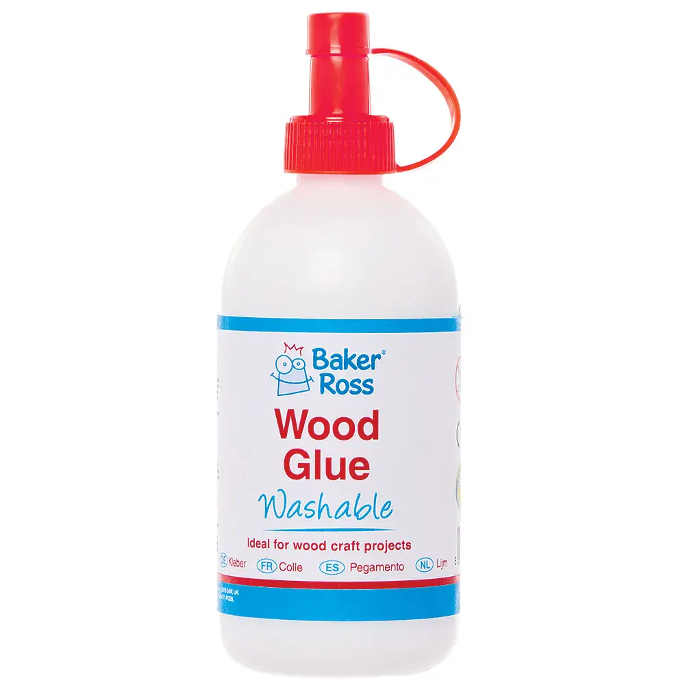 Wood Glue 250ml (Per Bottle) Water-Based, Clear Finish, Precision Nozzle, Washable, Glues & Adhesives