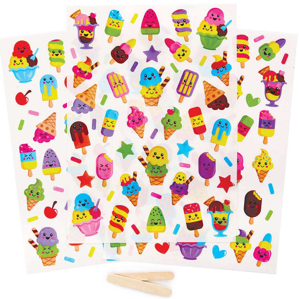 Ice Cream Transfers (Pack of 150) Stickers