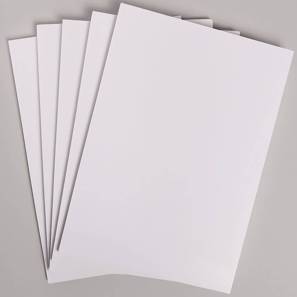 Foam Board (Pack of 5) Lightweight & Easy Cut, A4 Size, Decorate & Personalise