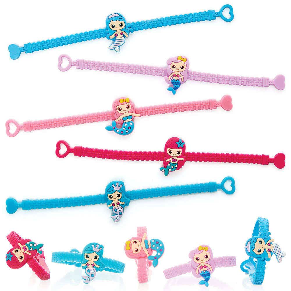 Mermaid Wrist Bands (Pack of 10) Small Toys