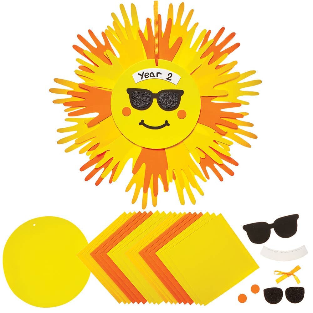 Sunshine Handprint Classpack Kit (Each kit) 3 assorted foam sheet colours