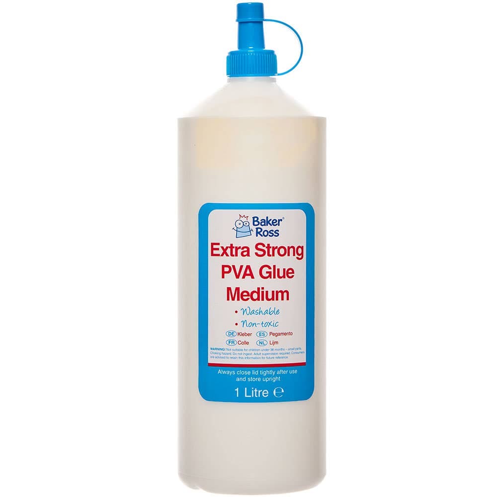 Extra Strong PVA Glue Medium 1 litre (Each bottle)