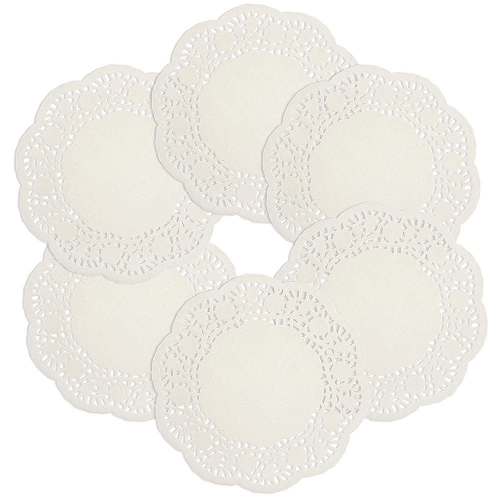 Paper Craft Doilies (Pack of 100) 19cm Diameter, 1 Design, Decorate & Personalise