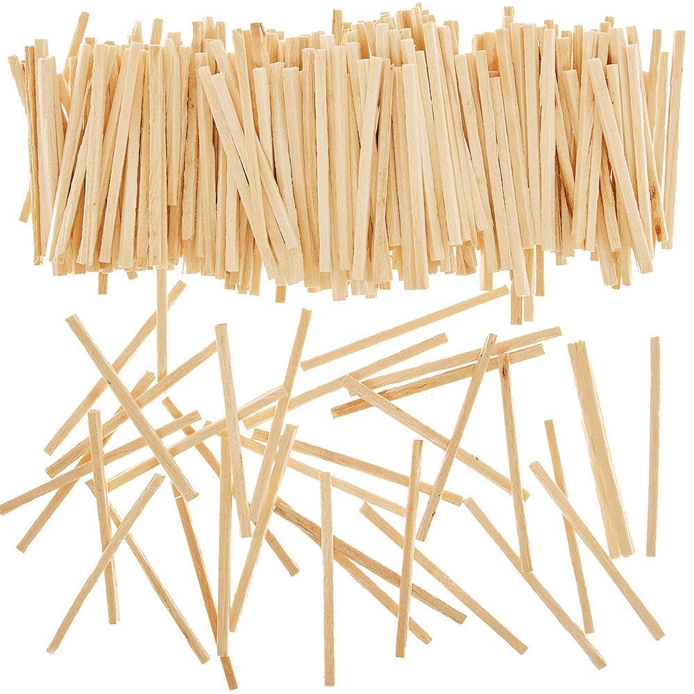 Natural Craft Matchsticks (Pack of 2000) Wooden Sticks, Size 43mm, Natural Craft Materials