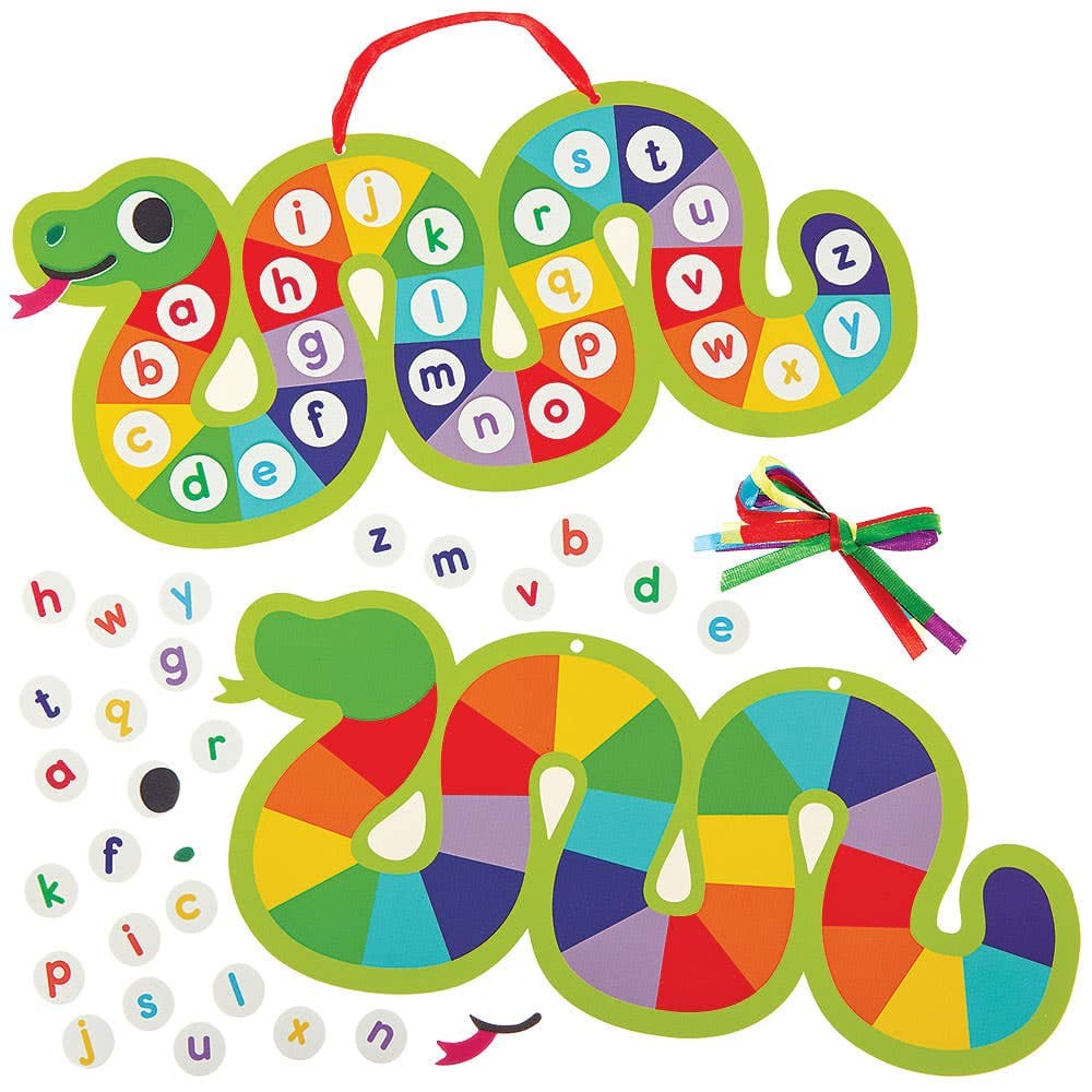 Learn The Alphabet Snake Kits (Pack of 4)