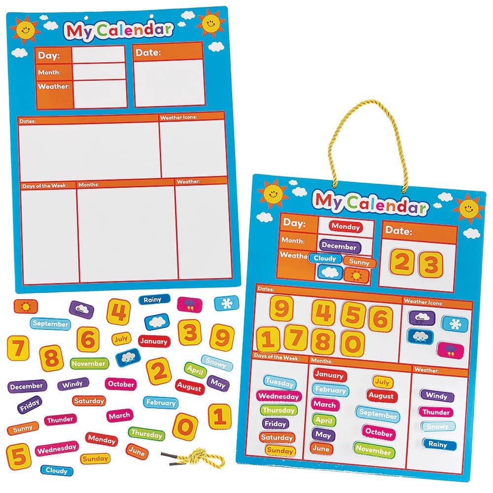 My First Daily Magnetic Calendar (Each)