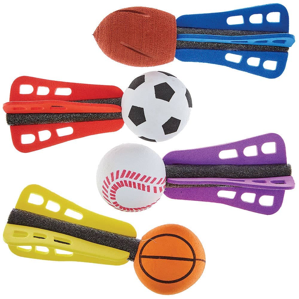 Foam Rocket Sports Balls (Pack of 4)