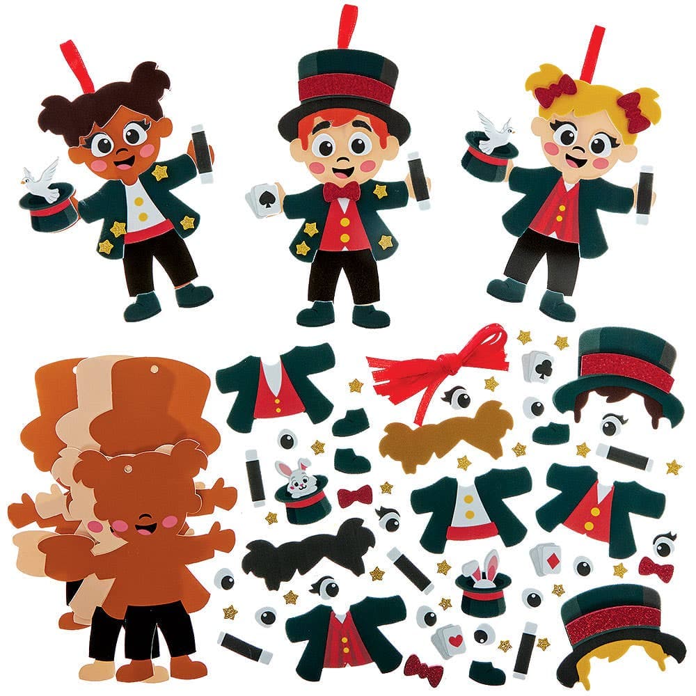 Magician Mix & Match Decoration Kits (Pack of 8)