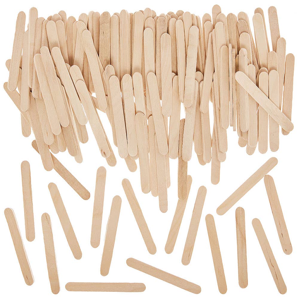 Mini Wooden Craft Sticks (Pack of 400)