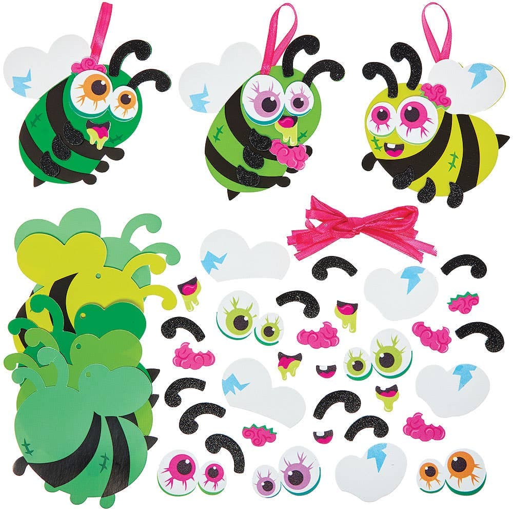 Zom-Bees Decoration Kits (Pack of 8)