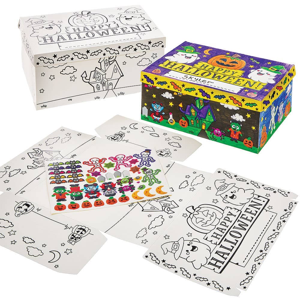 Colour-in & Sticker Halloween Boo Box (Each)