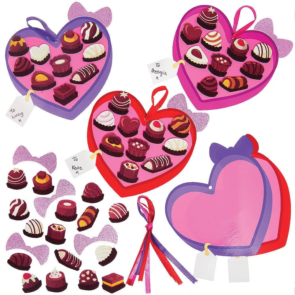 Chocolate Box Mix & Match Decoration Kits (Pack of 5)