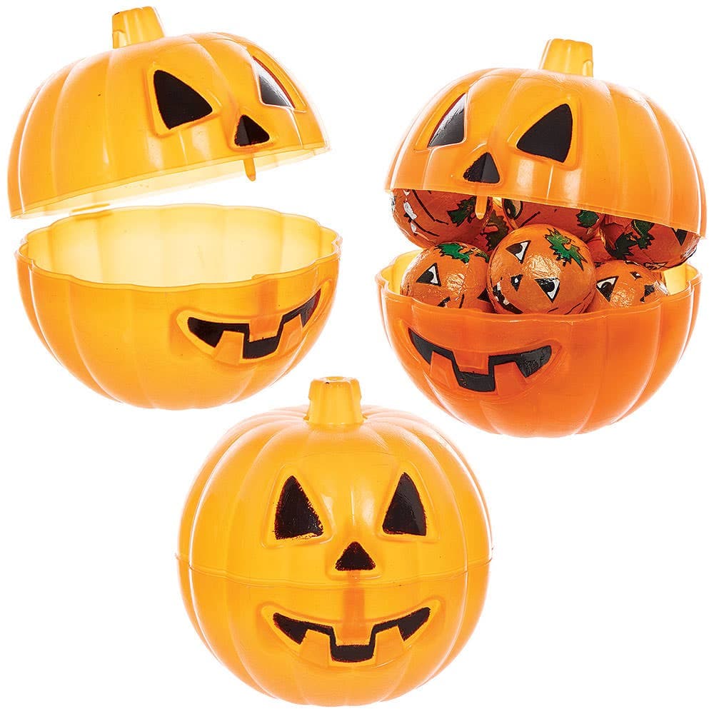 Halloween Trick or Treat Pumpkin Treat Holders (Pack of 8)
