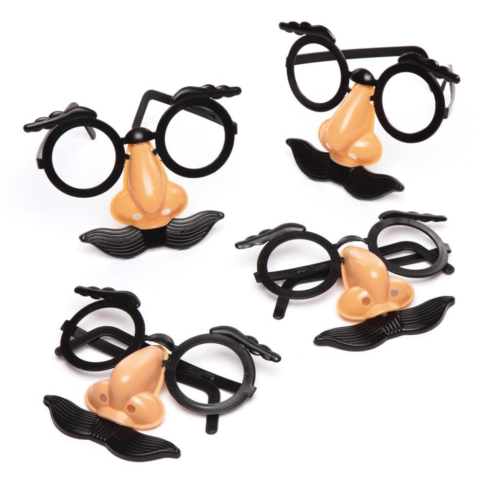 Funny Face Disguises (Pack of 8) Pocket Money Toys