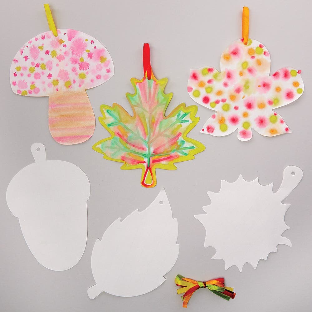 Autumn Colour Diffusing Decorations (Pack of 30) Paper & Card