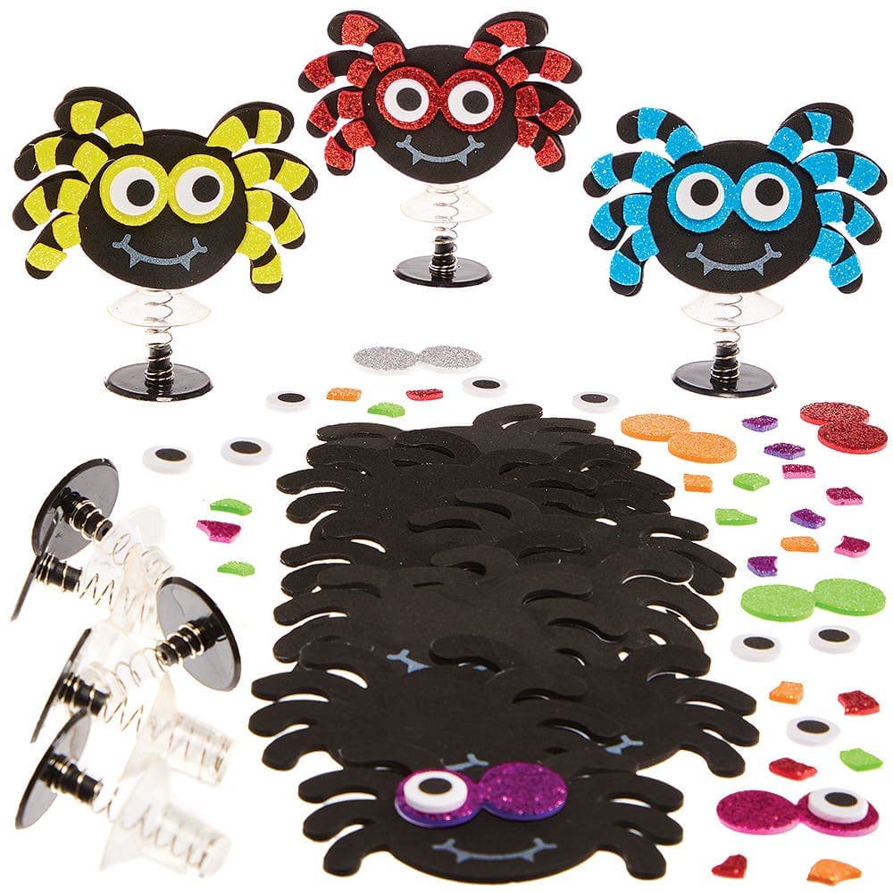 Spider Jump-Up Kits (Pack of 8) 8 assorted colours
