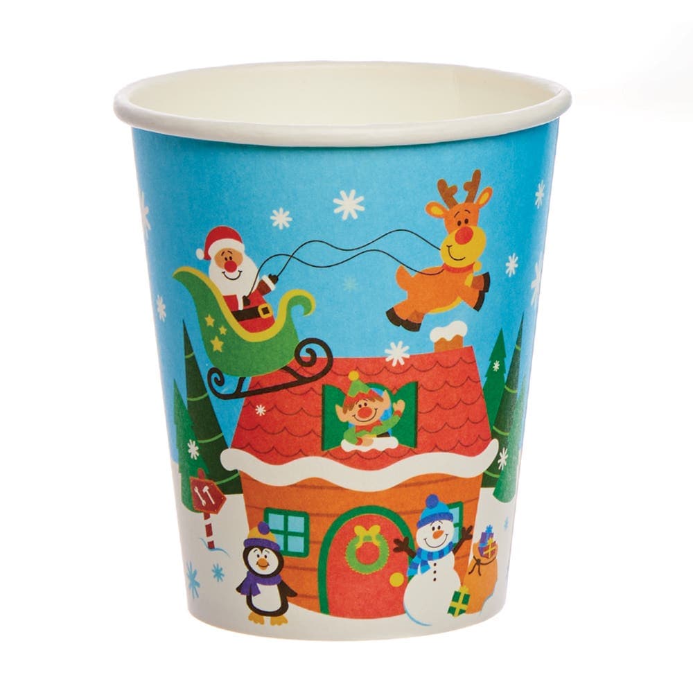 Christmas Party Cups (Pack of 10) Christmas Party Supplies