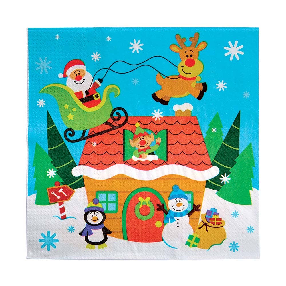 Christmas Party Napkins (Pack of 20) Christmas Party Supplies