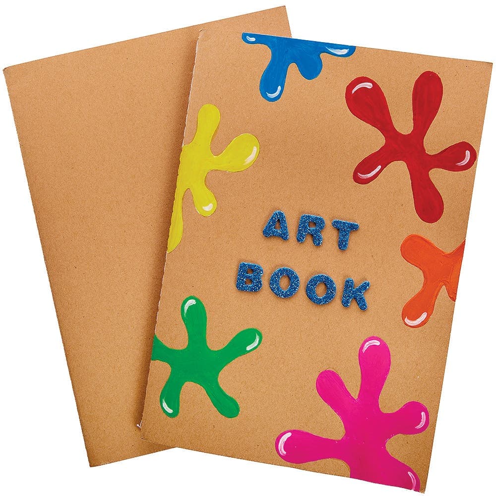 A5 Sketch Books (Pack of 6) 210mm x 148mm, Thick Matte Cover, 20 White Cartridge Paper Included