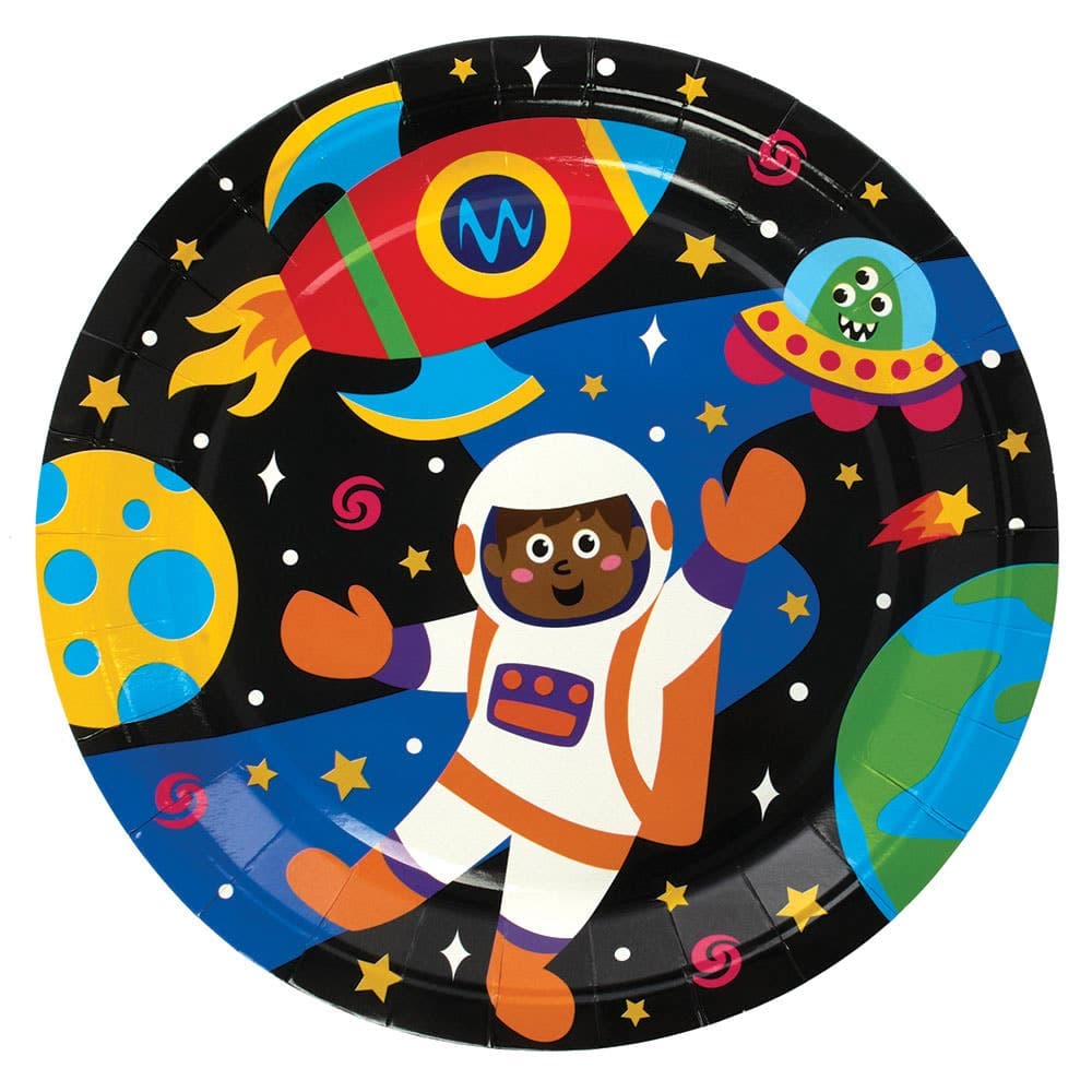 Solar System Party Plates (Pack of 10) Party Tableware