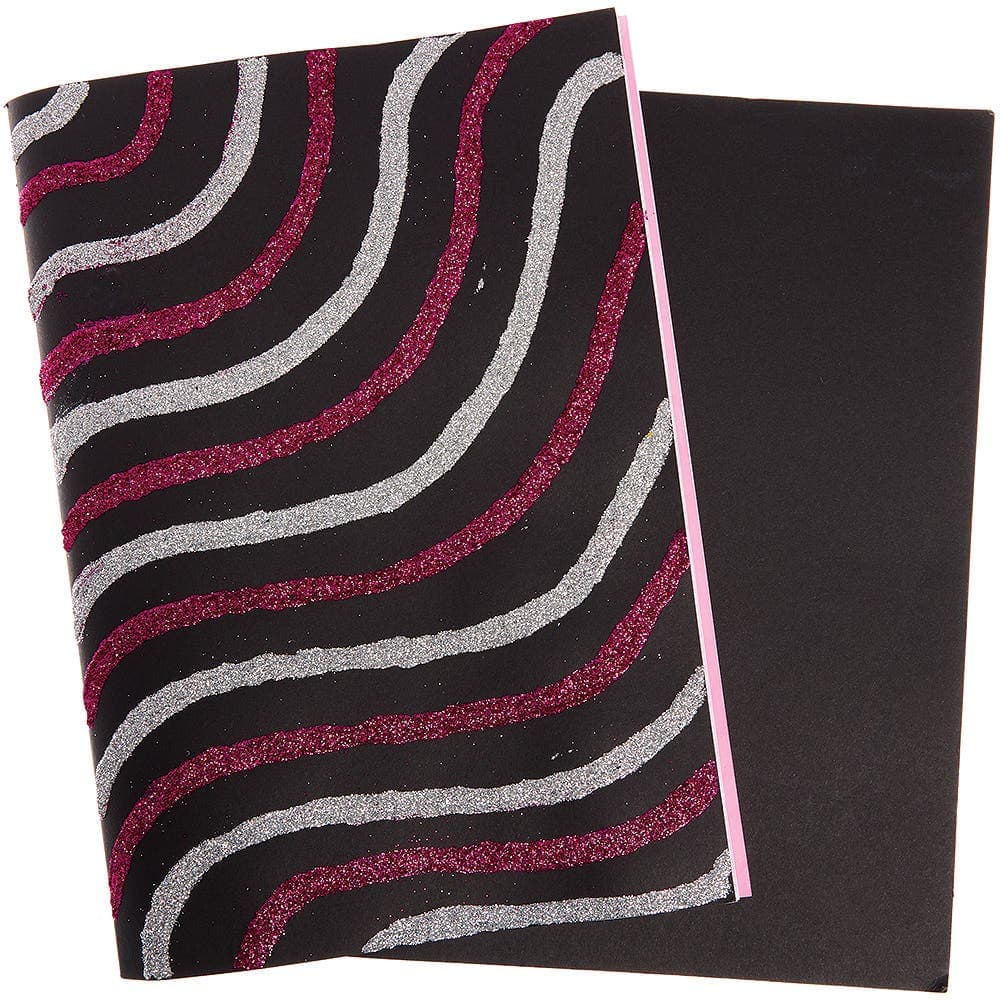 Black A4 Sketch Books (Pack of 3) Paper & Card