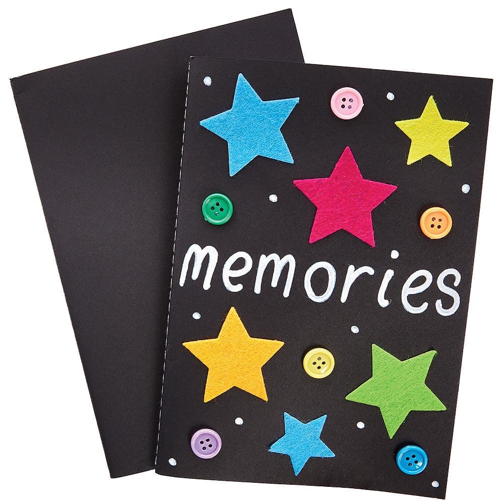 Black A5 Sketch Books (Pack of 6) 20 Pages 140gsm Per Book, Paper & Card Supplies