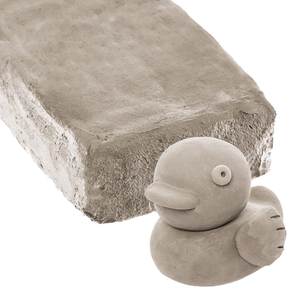 Air Drying Clay (Pack of 1kg) Mineral & Water-Based Modelling Material. Sculpt, Dry & Paint