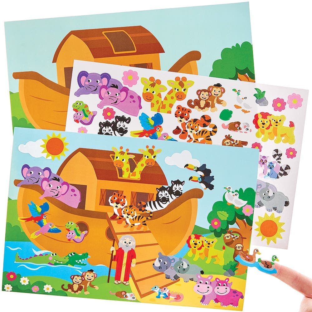 Noah’s Ark Sticker Scenes (Pack of 5)