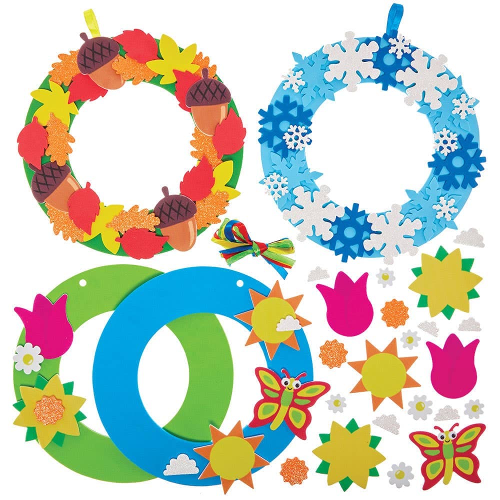 Four Seasons Wreath Kits (Pack of 4)