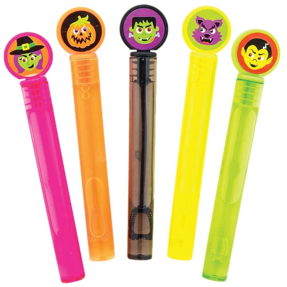 Halloween Touchable Bubbles (Pack of 10) Halloween Toys, Party Bag Fillers, 5 Assorted Designs