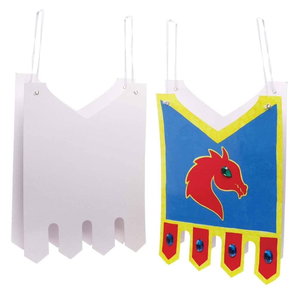 Knight Colour-in Body Armour (Pack of 3) Decoration Craft Kits