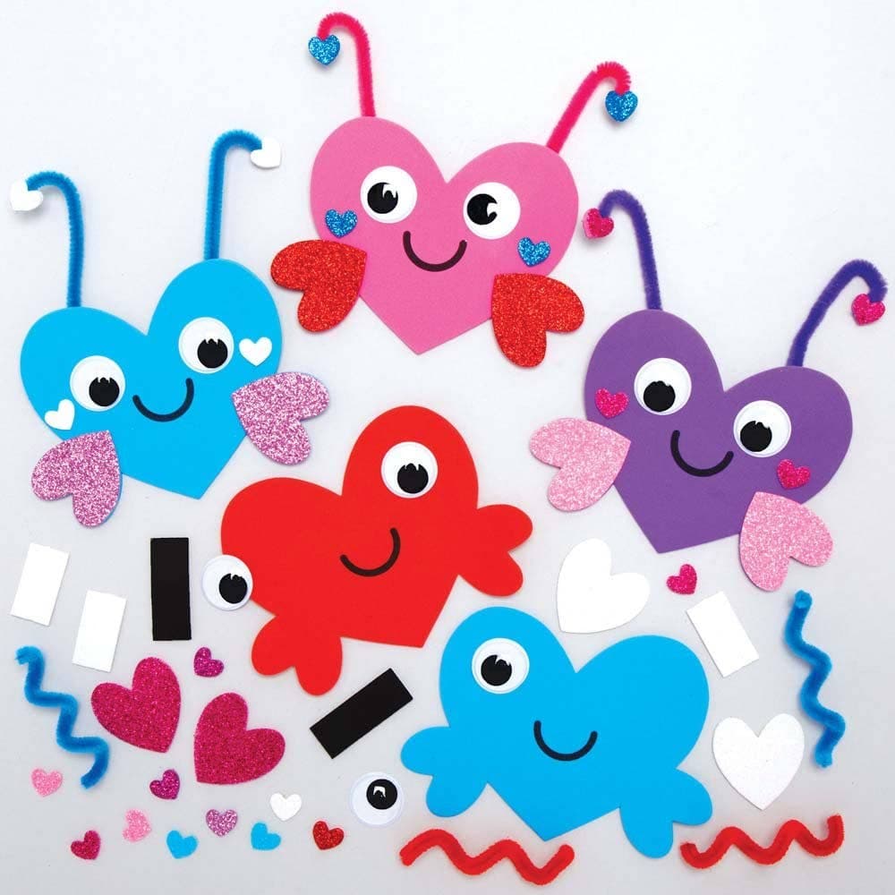 Love Bug Mix & Match Magnet Kits (Pack of 8) Art Craft Kits