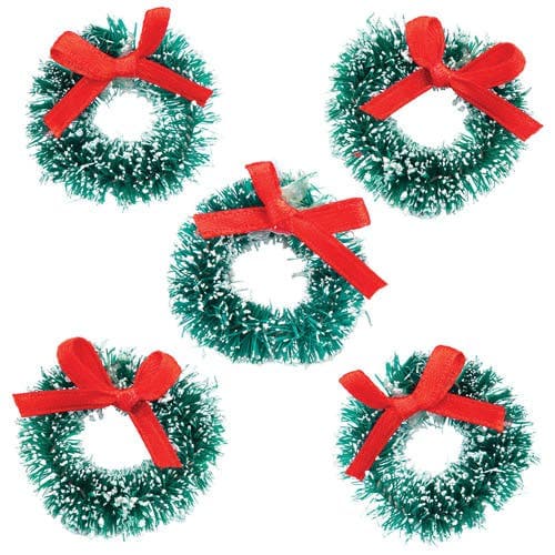 Mini Christmas Wreaths (Pack of 6) Christmas Craft Supplies