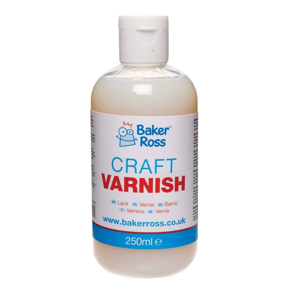 Multi-Purpose Acrylic Varnish (Per bottle) Protective Varnish, Glossy Finish, 250ml Bottle