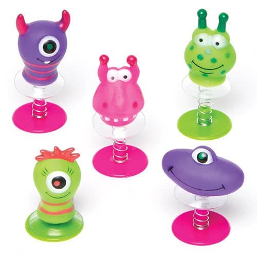 Monster Jump-Ups (Pack of 6) Pocket Money Toys, Boo Baskets