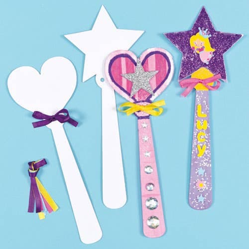 Card Princess Wand Blanks (Pack of 8) Craft Blanks & Bases